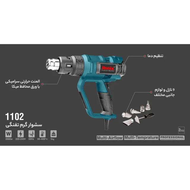 سشوار صنعتی رونیکس مدل 1102 102127111
